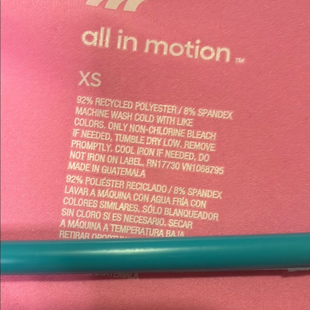 All in Motion Bright Pink Crop Top - Picture 4 of 5